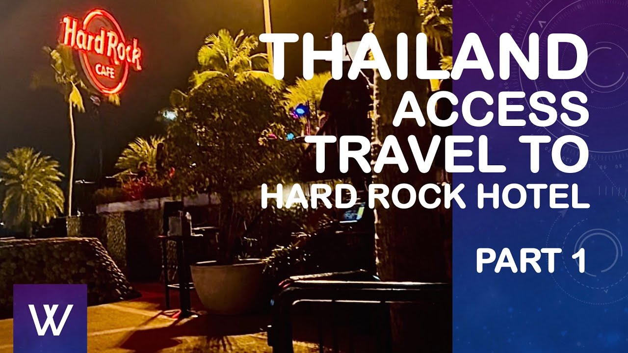 Thailand Part 1. Accessible wheelchair travel guide to Hard Rock Hotel Pattaya Beach