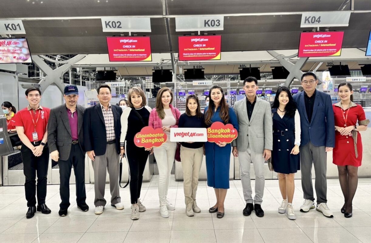 Thai Vietjet operates charter flights to Mongolia
