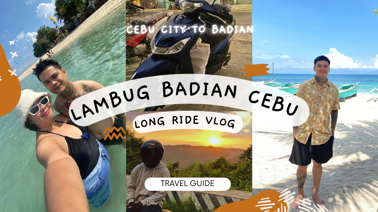 BADIAN LAMBUG BEACH CEBU | travel guide MotoVlog #cebutravel #philippines #beach #destination