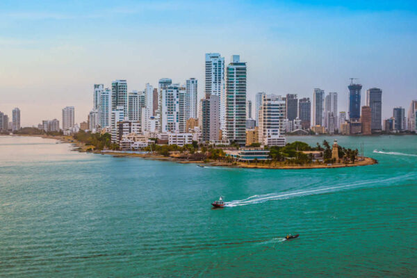 Modern Seaside Development In Cartagena, Colombia, Latin America
