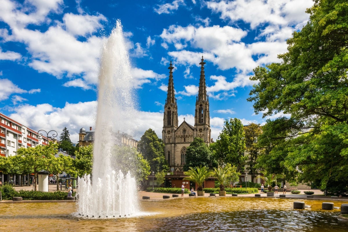 Square in Baden Baden, Germany